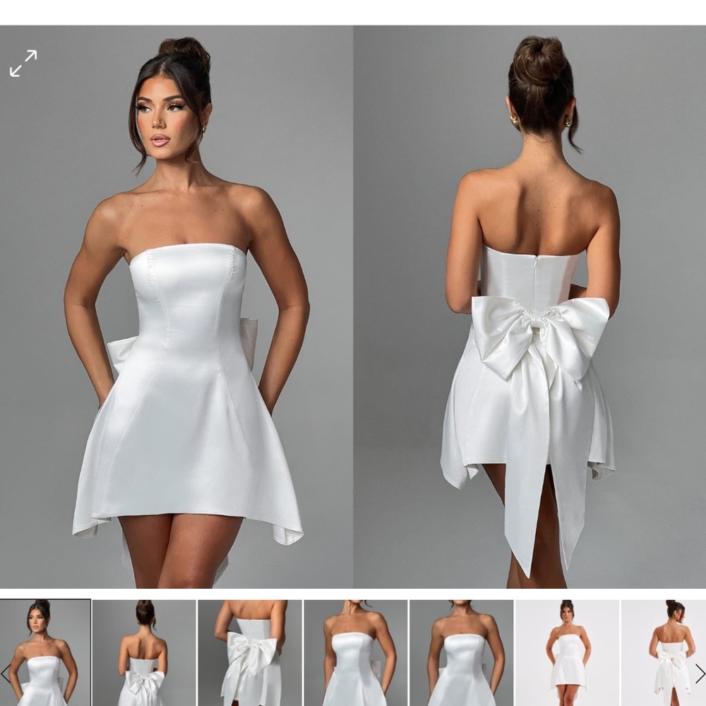 Babyboo- FREJA MINI DRESS - IVORY